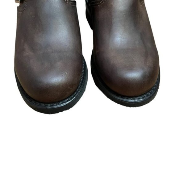 NWT Frye 77500 GAU Engineer Gaucho Boots in Brown Women Size 7 - Picture 3 of 11